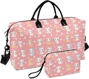 Travel Hand Bag Travel Tote Gym Bag with Adjustable Strap for Trekking Multifunctional