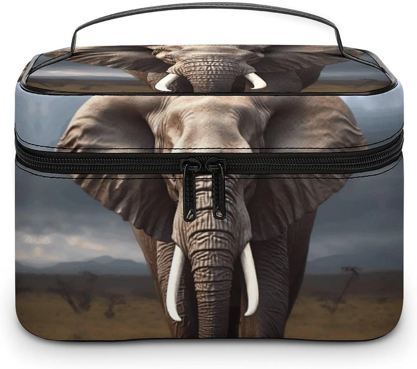 Travel Toiletry Bag for Women And Men,Elephant Toiletry Organizer, Makeup Bag Travel Organizer for Shampoo,Toiletries