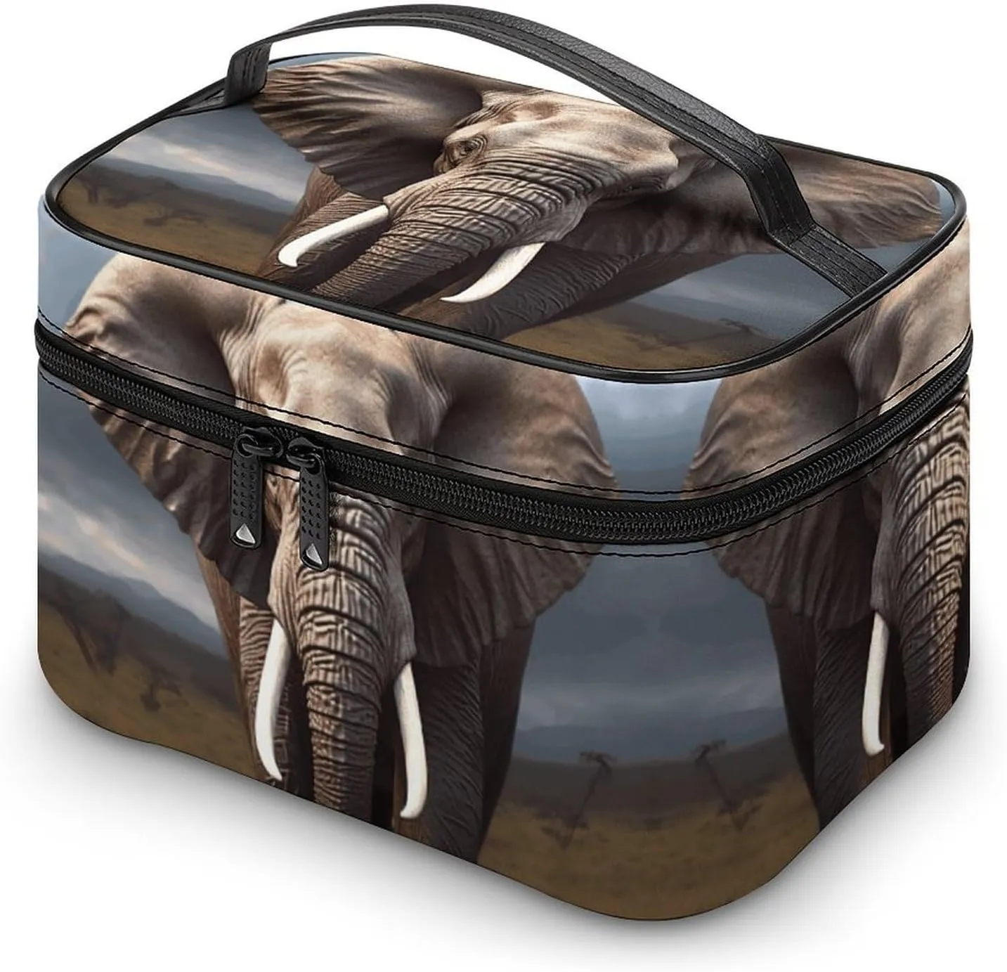 Travel Toiletry Bag for Women And Men,Elephant Toiletry Organizer, Makeup Bag Travel Organizer for Shampoo,Toiletries