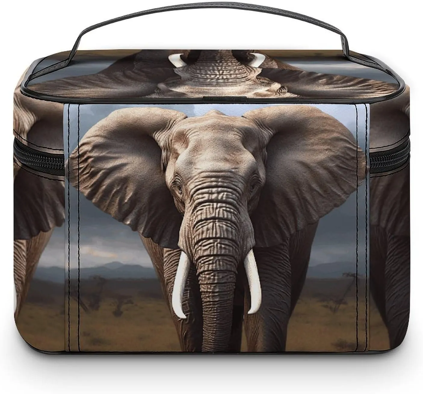 Travel Toiletry Bag for Women And Men,Elephant Toiletry Organizer, Makeup Bag Travel Organizer for Shampoo,Toiletries