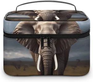 Travel Toiletry Bag for Women And Men,Elephant Toiletry Organizer, Makeup Bag Travel Organizer for Shampoo,Toiletries
