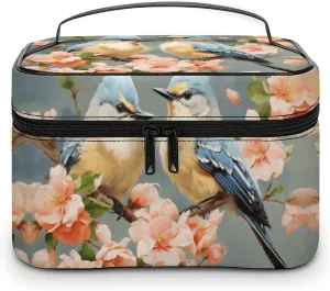 Travel Toiletry Bag for Women And Men,Flower And Bird Painting Toiletry Organizer, Makeup Bag Travel Organizer for Shampoo,Toiletries