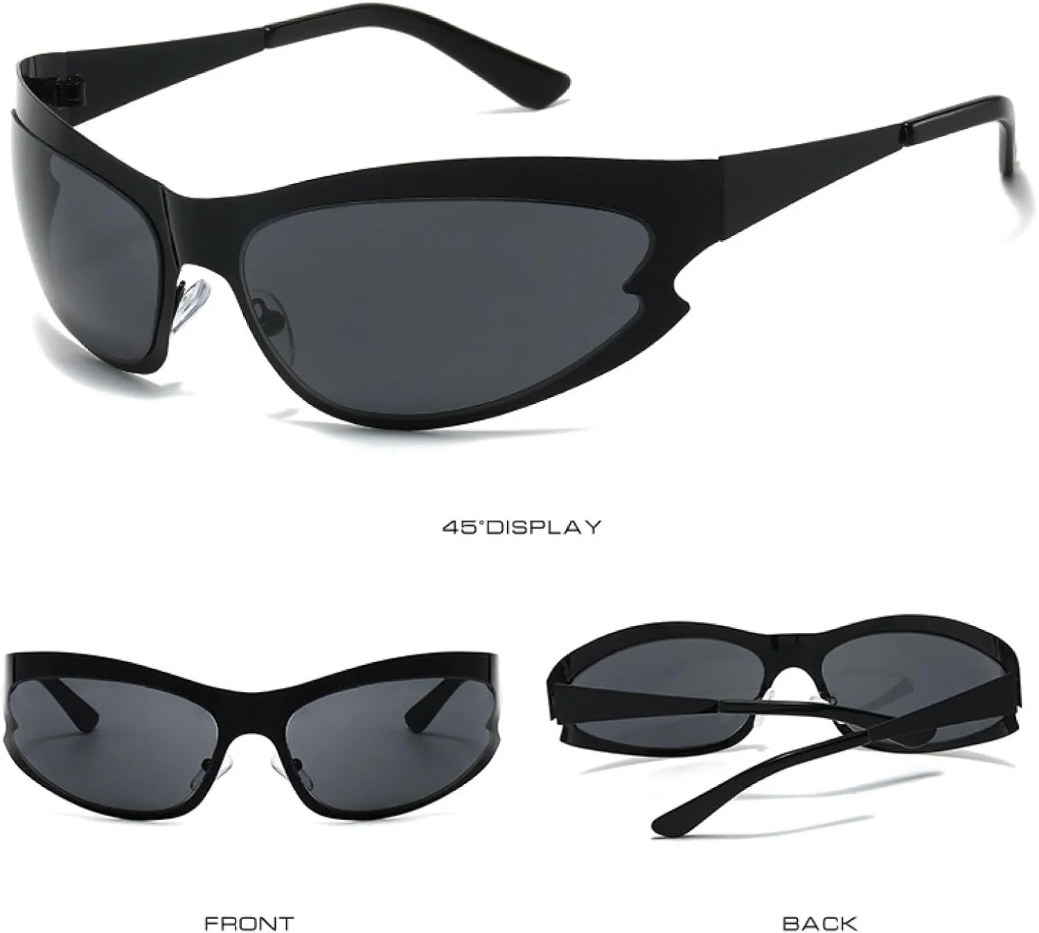 Trend Sunglasses Women Men Fashion Vintage Cat Eye Sun Glasses Outdoors Sports Cycling Goggles Uv400