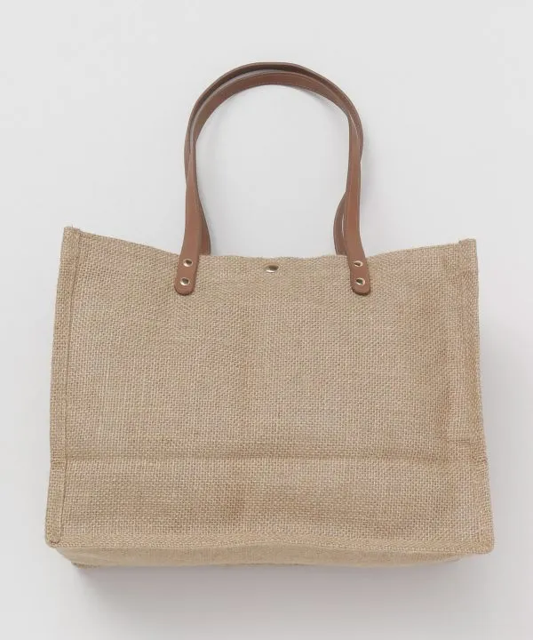 Tribal Pattern Jute Handbag