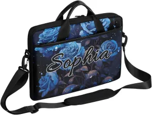 TropicalLife Personalized Laptop Bag 15 Inch Custom Sleeve Case with Handle Shoulder Strap Computer Messenger Bag