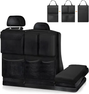 Trunk Hanging Storage Bag, Car Backseat Hanging Organizer with 7 Large Storage Bags, Super Capacity Auto Organizer for SUV, Truck, Van, Universal Interior Car Accessories (Black)