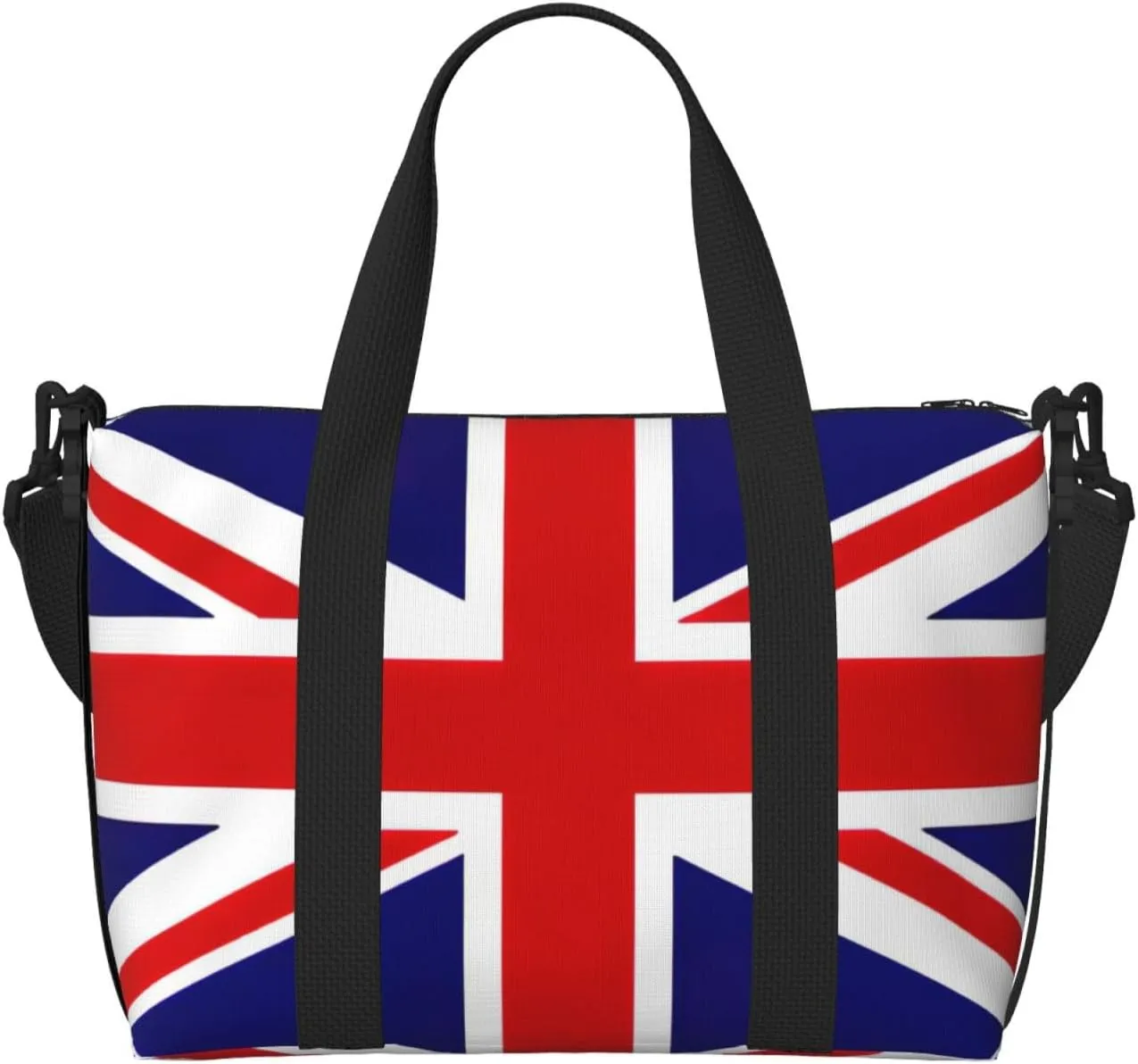 Uk Flag Travel Duffel Bag Carry On Tote Bags For Men,Weekender Overnight Bag,Sports Tote Gym Bag