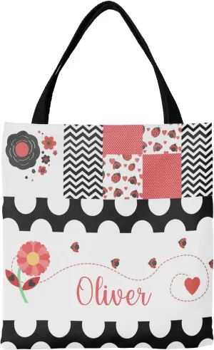 Unicorn Rainbow Personalized Canvas Tote Bags for Women Kids, Reusable Bags for Shopping,Travel,School Handbag Gift