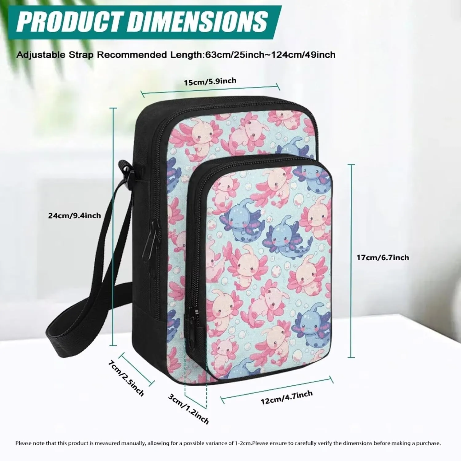Uourmeti Crossbody Shoulder Bag Kids Cross Body Wallet Purse Phone Case
