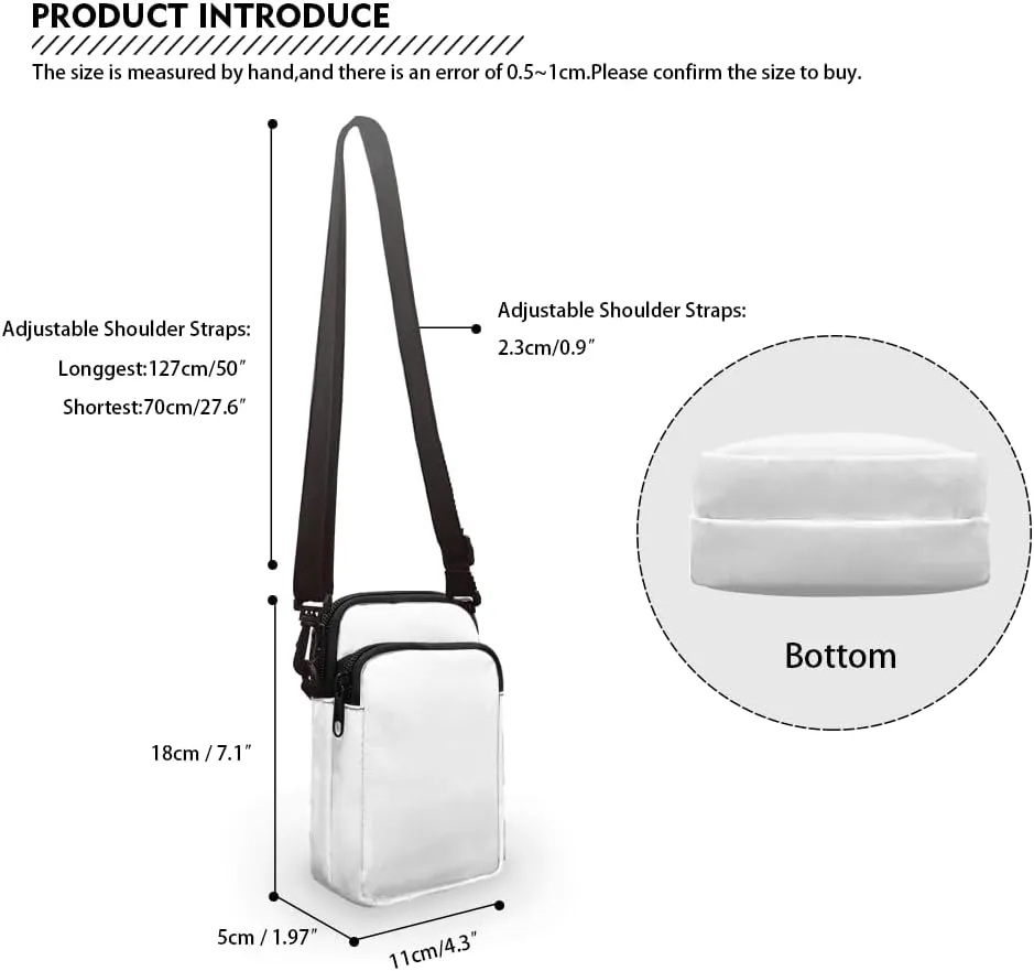 Uourmeti Small Crossbody Bags for Women Messenger Bag Teen Girls Shoulder Bag