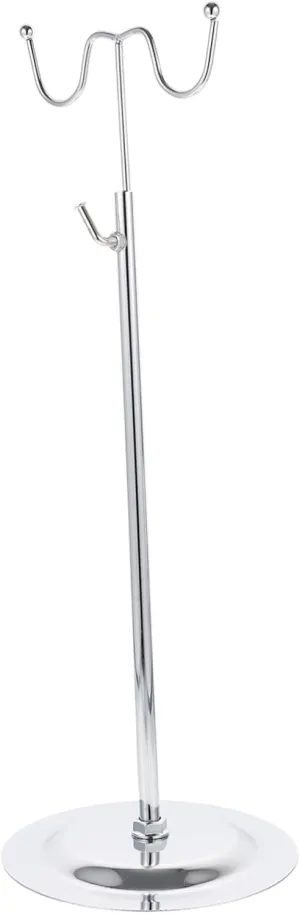 VALICLUD Adjustable Height Handbag Display Rack Bag Storage Display Purse Holder Stand Modern Bag Accessory Stainless Steel Rack