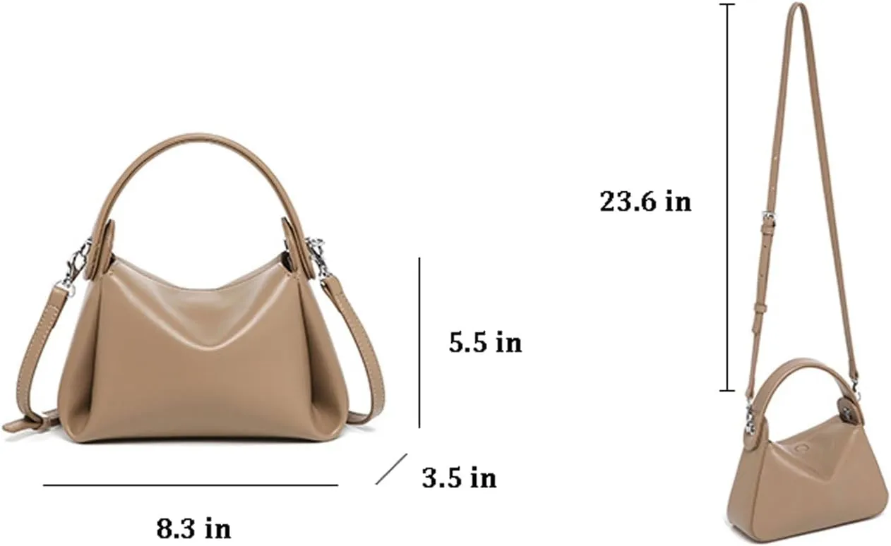 Vegan Leather Evening Clutch Handbag Purse Soft Dumpling Shoulder Bag for Women PU Evening Purse Handbag