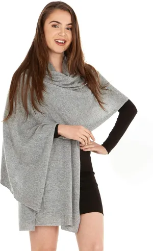 Velanio Cashmere 100% Cashmere Knitted Wrap Pashmina Shawl Extra Large Scarf Stole for Women Travel