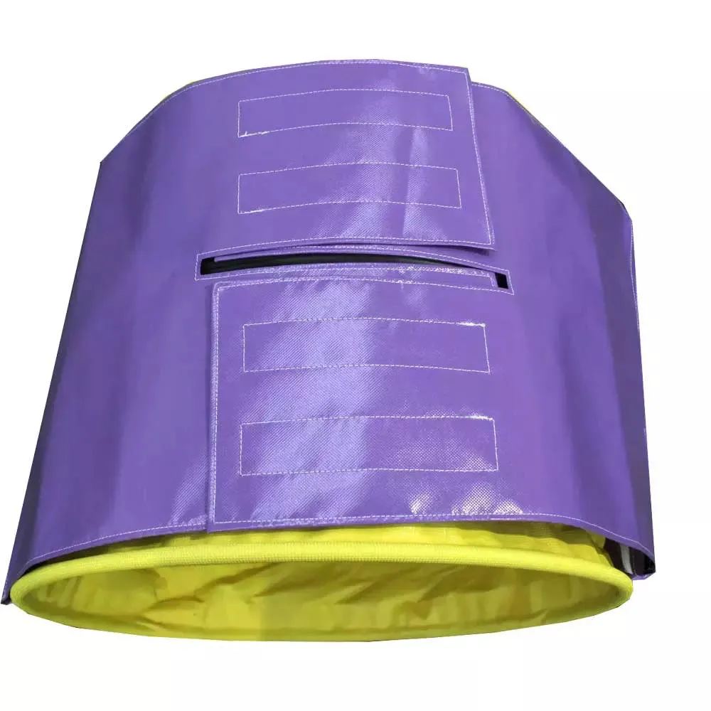 Velcro - Adjustable Triangular Tunnel Bags (2-pieces), PURPLE - CO25