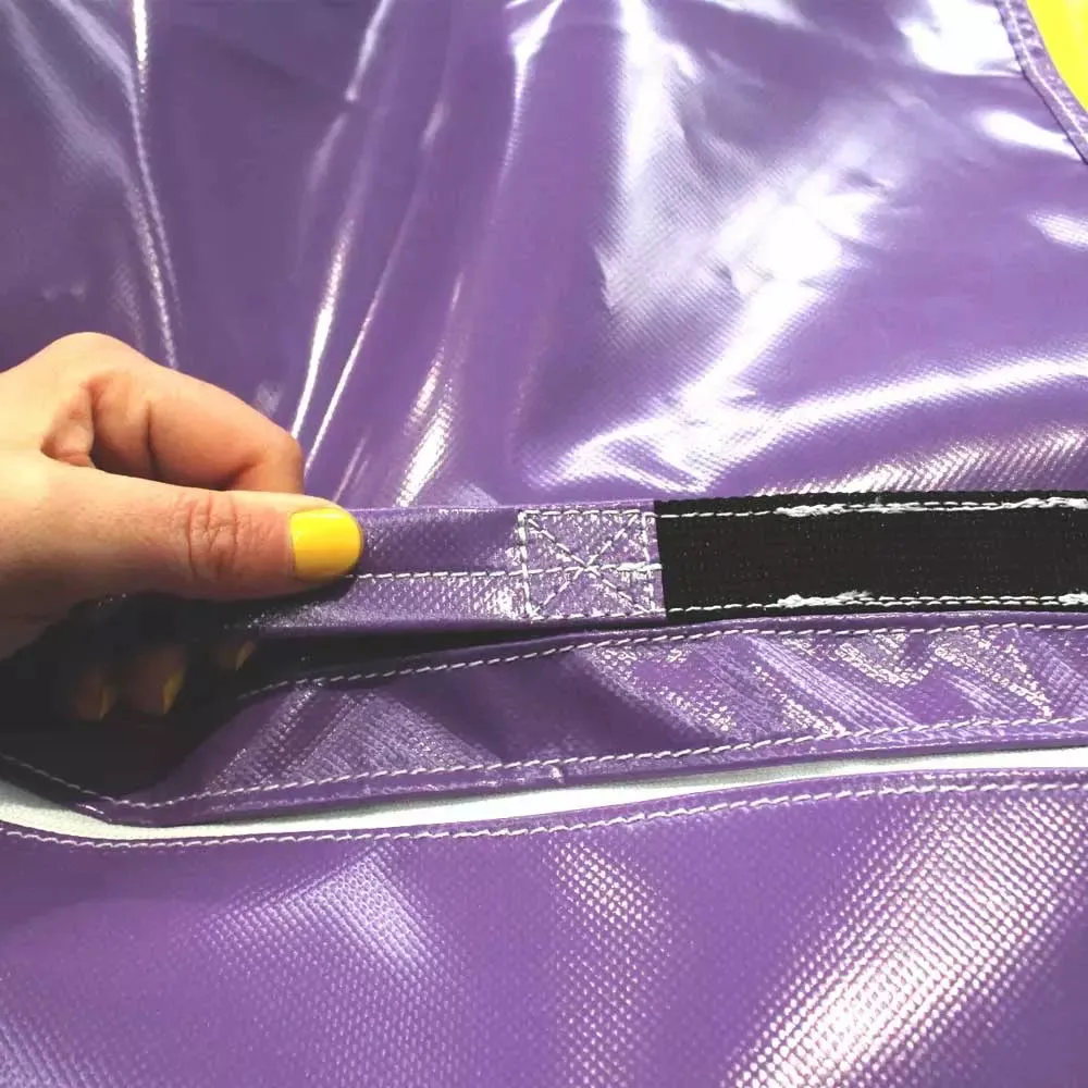 Velcro - Adjustable Triangular Tunnel Bags (2-pieces), PURPLE - CO25