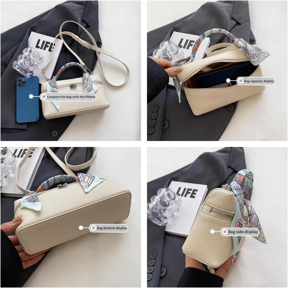 Vhitler Crossbody Purses for Women Designer Handbags Purses for Women Crossbody Bag Clutch
