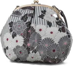 Vintage Kiss Lock Purses and Handbags Crossbody Bag/Made in Japan Japanese Bag Evening Clutch Buckle Purse Shoulder Bag