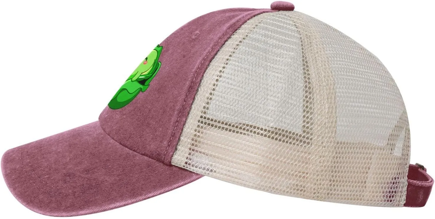 Vintage Lovely Cabbage Baseball Cap for Men Women Summer Cotton Breathable Mesh Back Cap