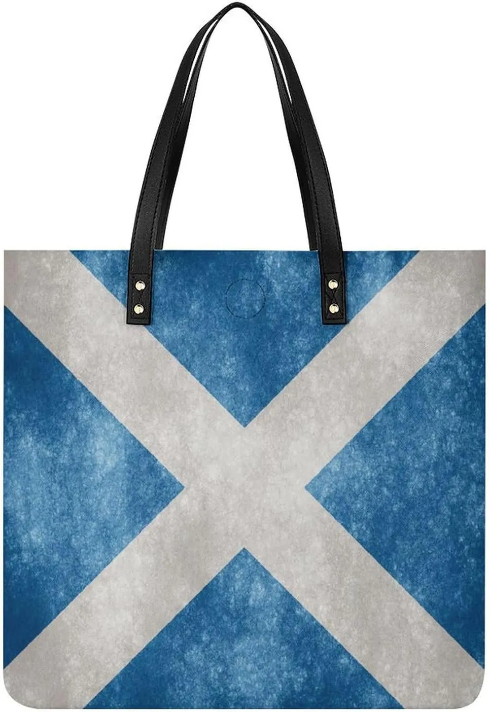 Vintage Scotland Flag Novelty Tote Bags for Women Funny Handbags Top Handle Purses Crossbody Shoulder Bag Fashion