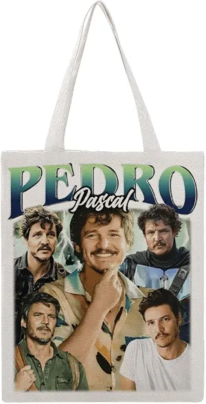 Vintage Tote Bag, Casual Canvas Shoulder Bag, Aesthetic Novelty Cute Graphic Reusable Grocery Bag for Shopping Beach Grocery
