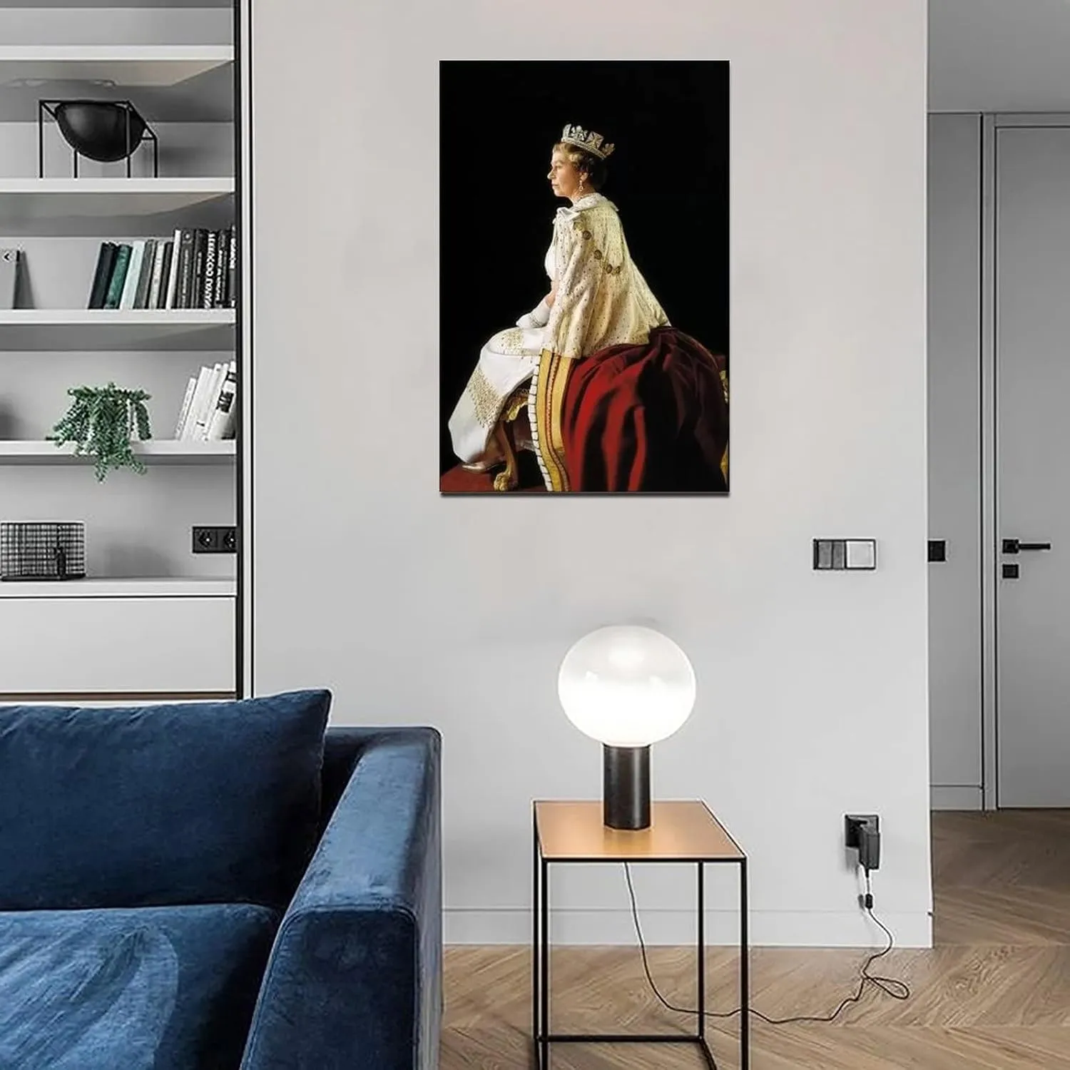 VJS Queen Elizabeth II Royal Poster Poster Decorative Painting Canvas Wall Art Living Room Posters Bedroom Painting 16x24inch(40x60cm)