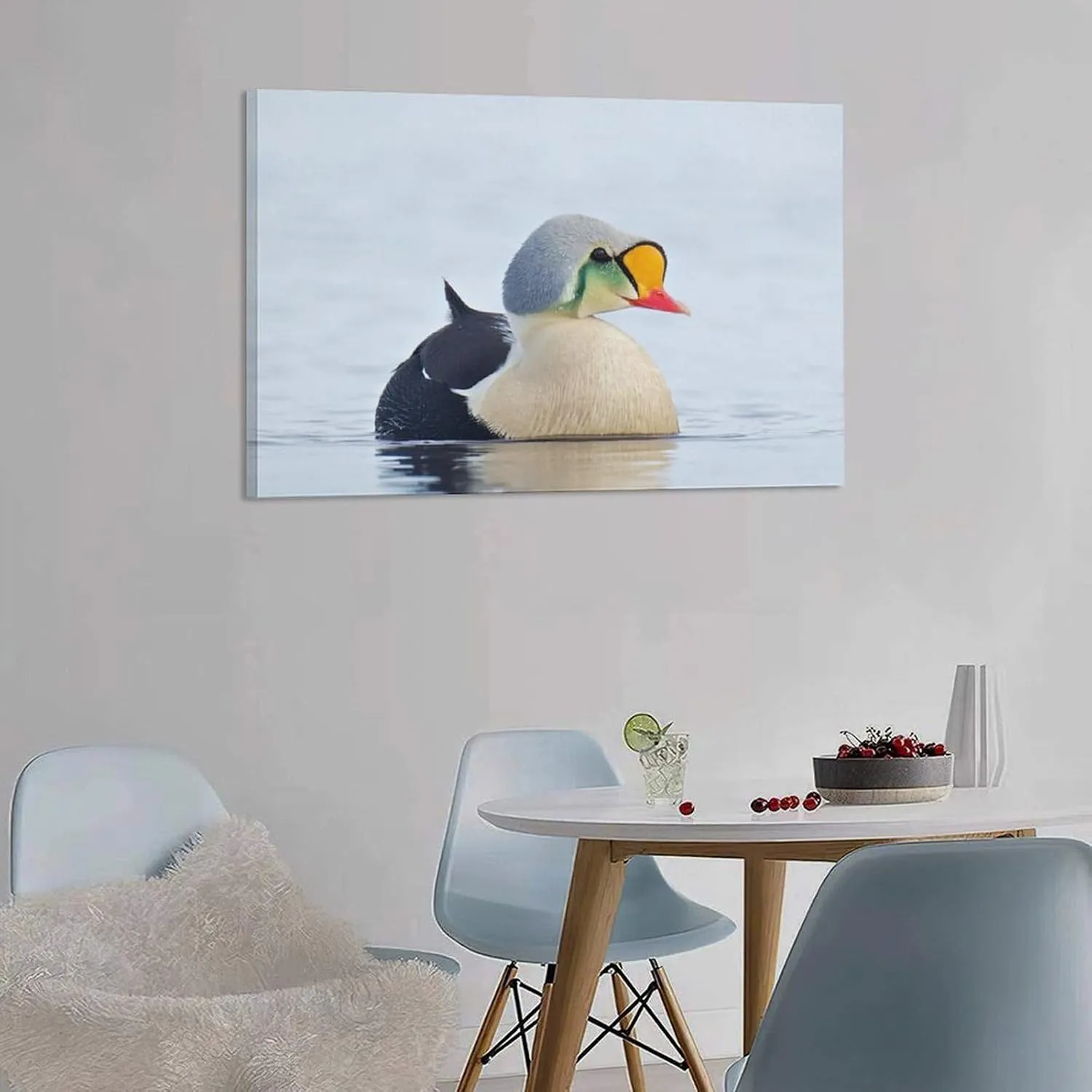 Water King Eider Pet Duck Room Aesthetics Posters Canvas Posters Bedroom Decoration Sports Office Decoration Gifts Wall Art Decoration Printing Posters 12x18inch(30x45cm)