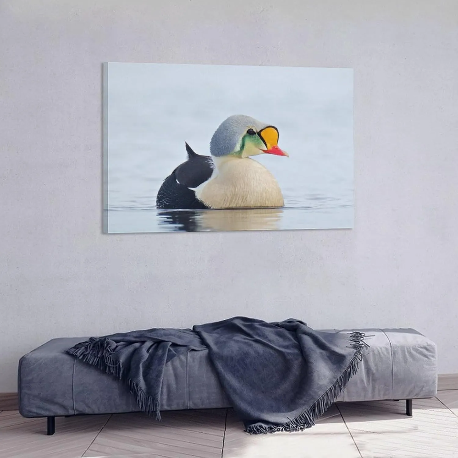 Water King Eider Pet Duck Room Aesthetics Posters Canvas Posters Bedroom Decoration Sports Office Decoration Gifts Wall Art Decoration Printing Posters 12x18inch(30x45cm)
