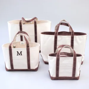 Waxed Tote Bag - Bahia Brown