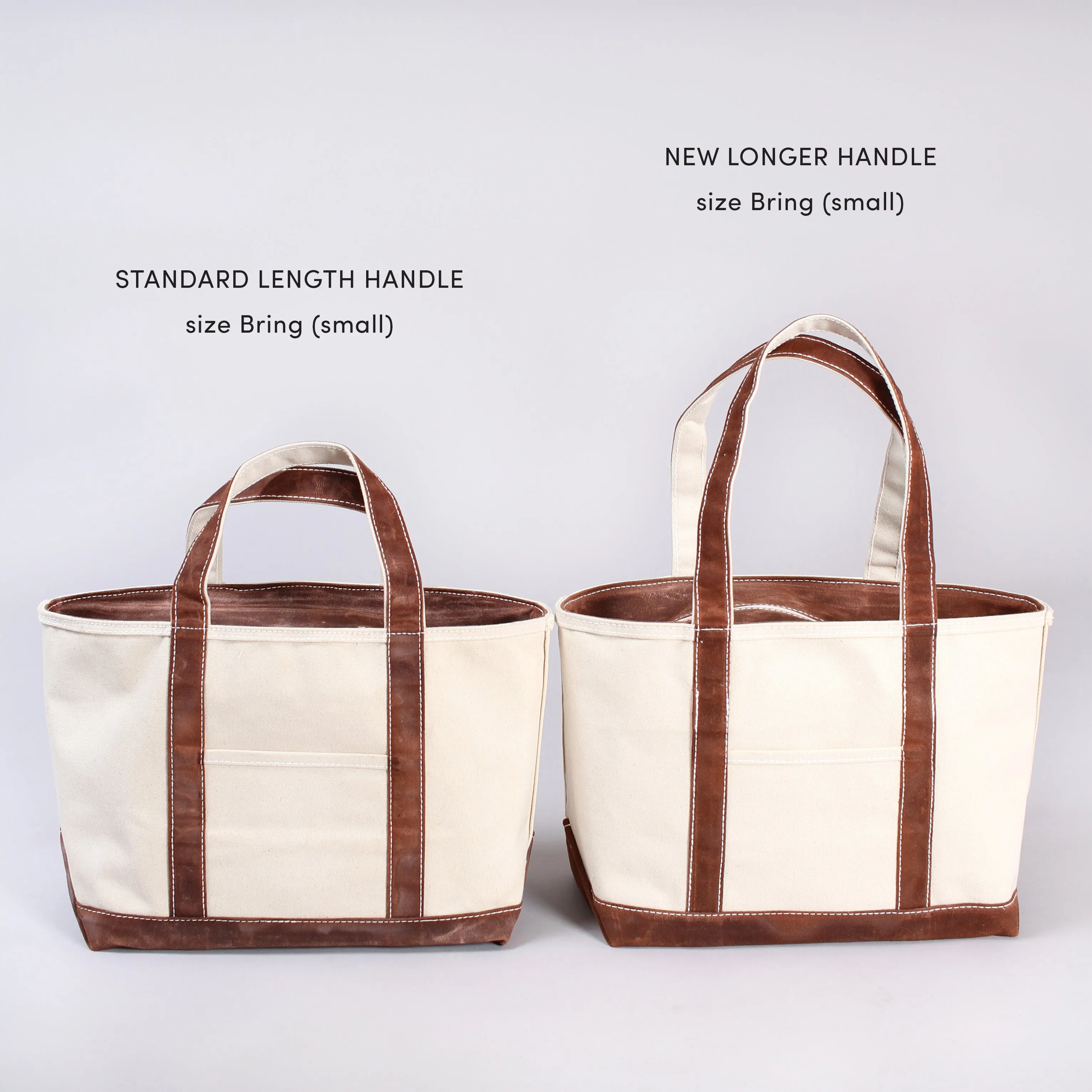 Waxed Tote Bag - Bahia Brown