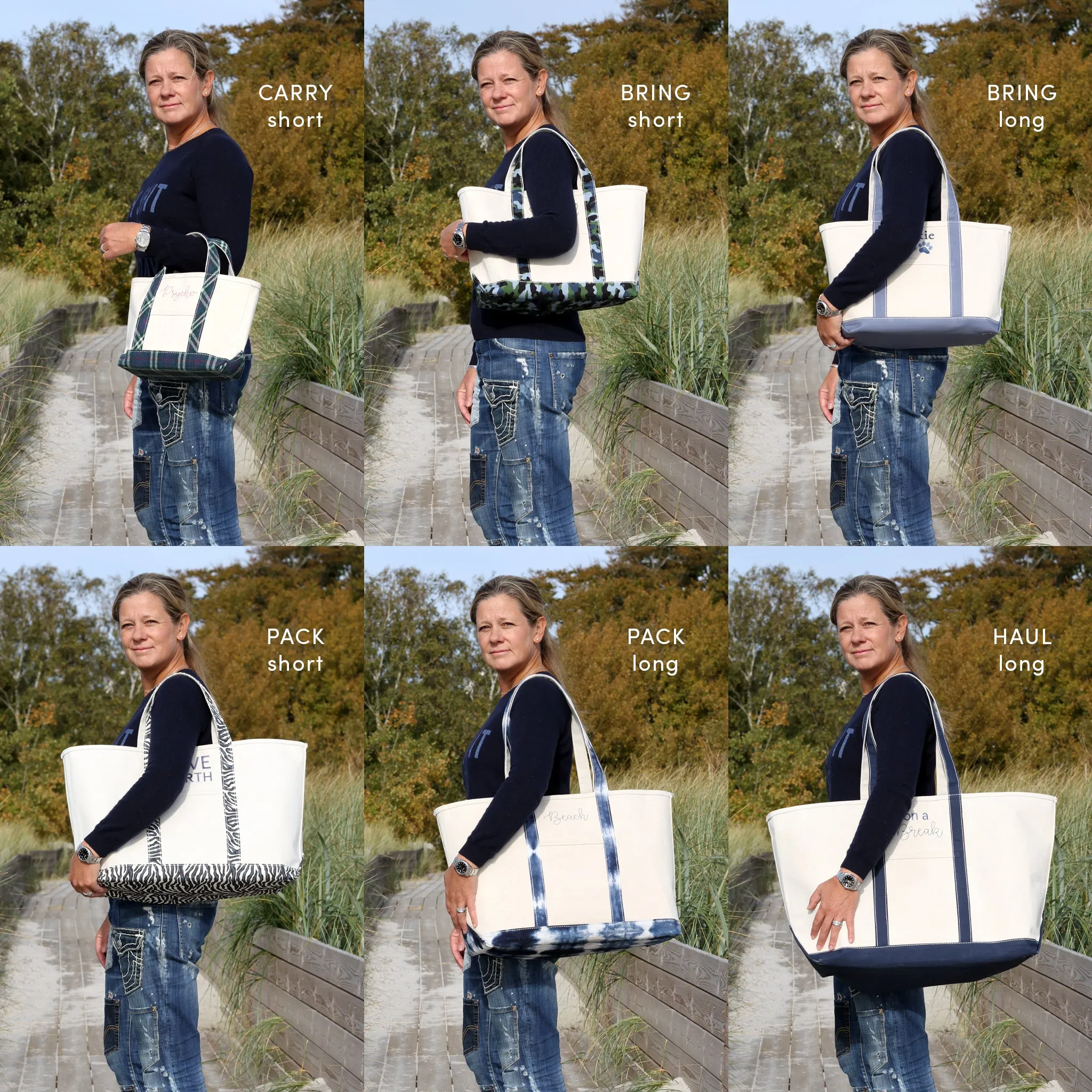 Waxed Tote Bag - Bahia Brown