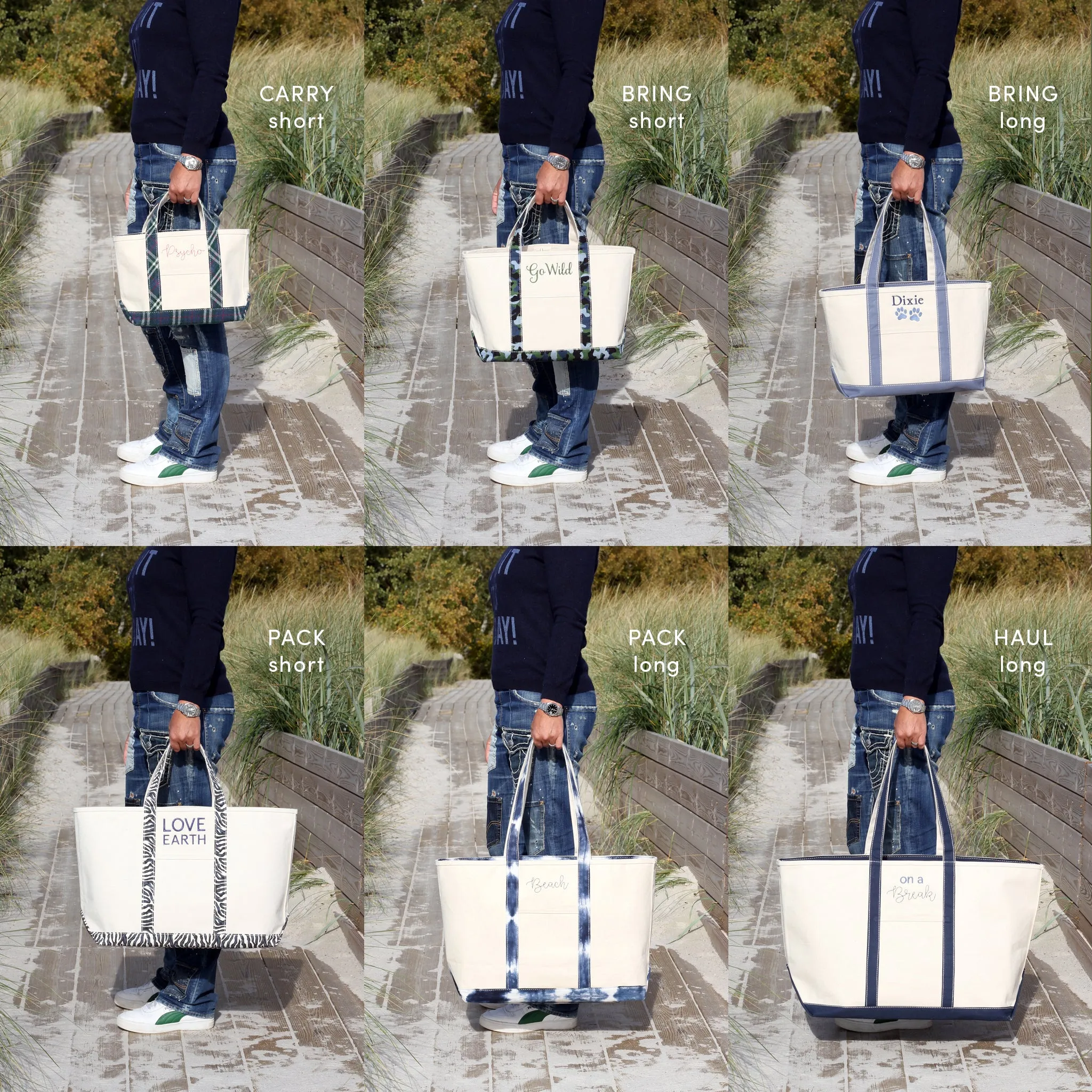Waxed Tote Bag - Bahia Brown