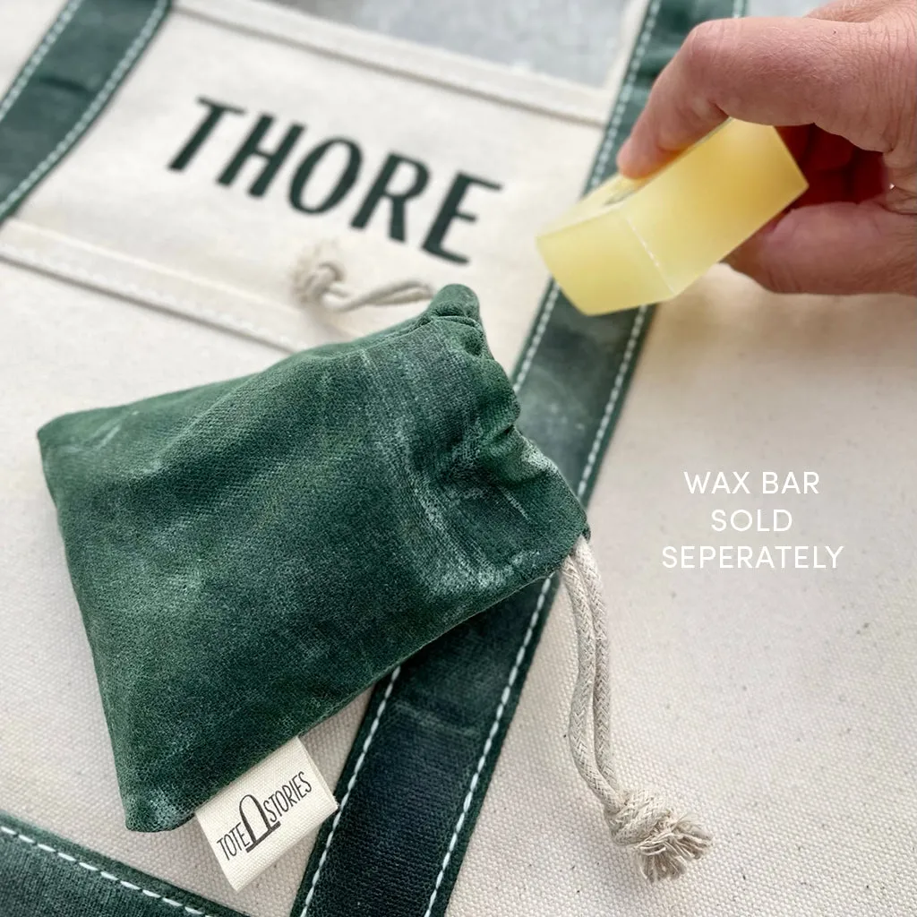 Waxed Tote Bag - Deerfield Green