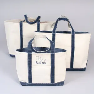Waxed Tote Bag - Falsterbo Ocean