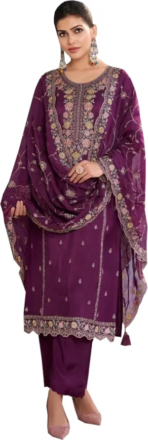 Wedding Special Indian Designer Ready to Wear Gorgeous Shalwar Kameez Pant Suits