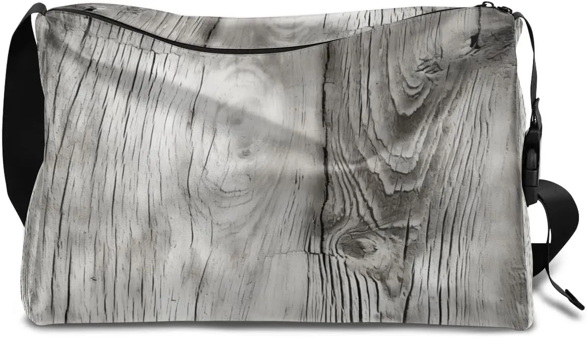 Weekend Bag Abstract Wood Grain Prints Lightweight Carry On Duffel Bag Waterproof Gym Bag Pu Leather Duffle Bag for Workout Travel Sport