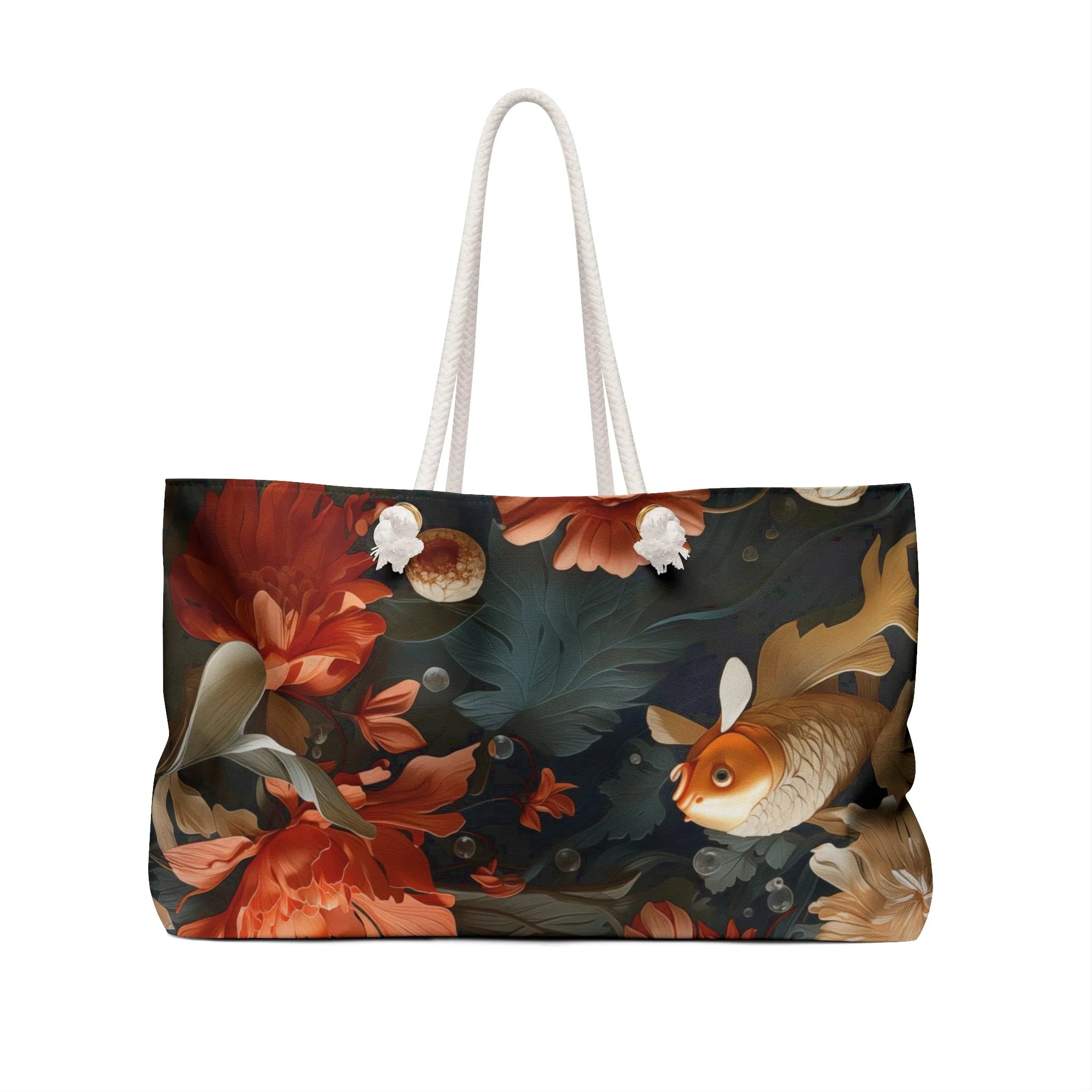 Weekender Bag - Annora Marichyasana Anime Koi Fish