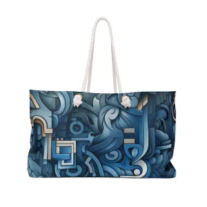 Weekender Bag - Ginevra Bhujangasana Greek Key