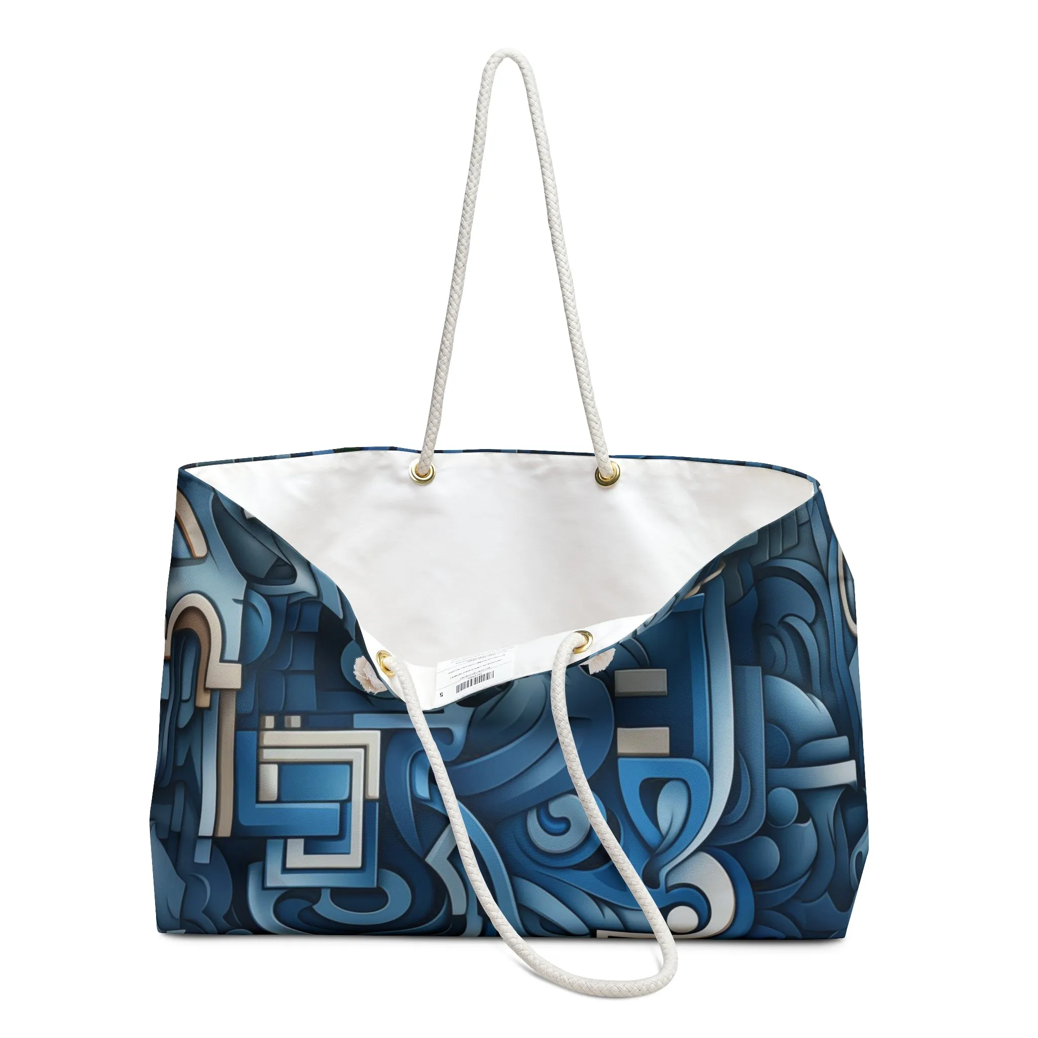Weekender Bag - Ginevra Bhujangasana Greek Key
