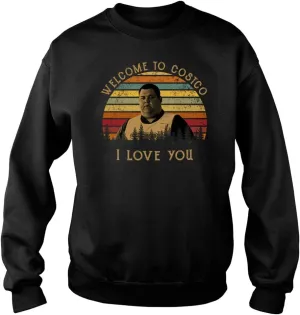 Welcome to Costco I Love You Vintage TShirt - Gift Idea Movie TV Shows Character's Quotes Vintage Crewneck Sweatshirt (Many colors,Onesize).