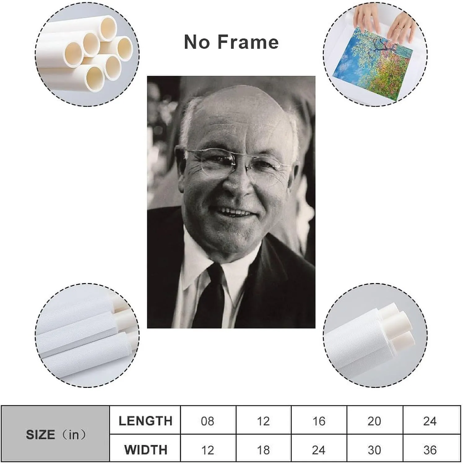 Wendell Meredith Stanley Poster Canvas Wall Art Prints Poster Gifts Photo Picture Painting Posters Room Decor Home Decorative 16x24inch(40x60cm)