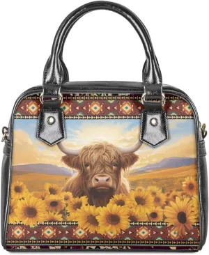 Western Handbags for Women Crossbody Tote Purse Leather Top Handle Bags for Travel Shopping Work