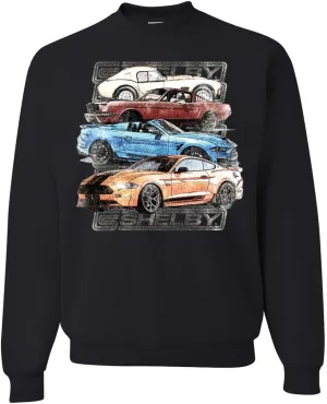 Wild Bobby Ford Shelby GT Vintage Car Graphics Cars and Trucks Unisex Crewneck Sweatshirt