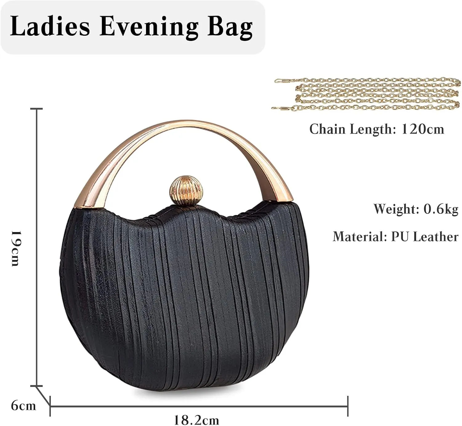 Women Clutch Bag Glitter Evening Bag Bridal Wedding Purse Elegant Shoulder Bag