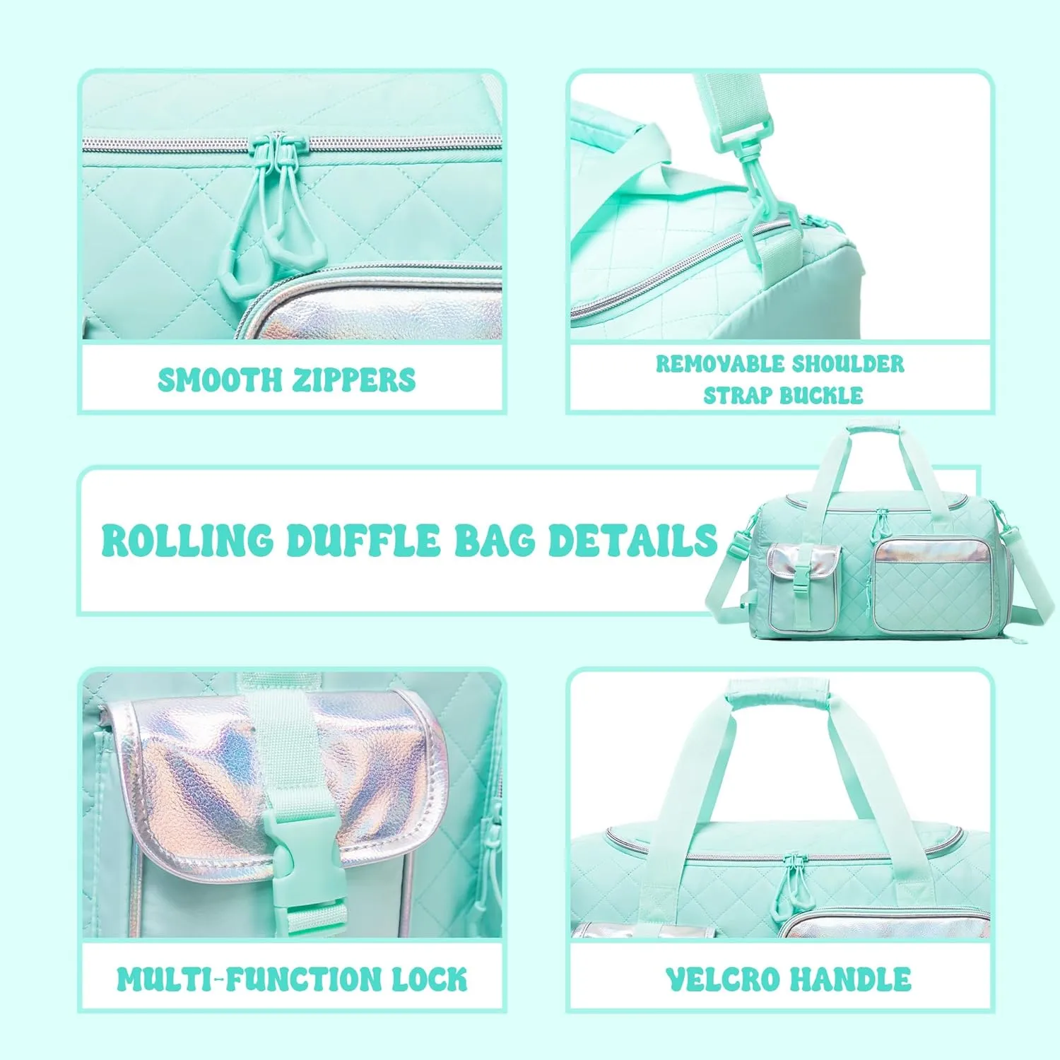 Women Duffle Bag for Travel Weekender Bag for Women Gym Bags with Shoe Compartment Hospital Bags for Labor and Delivery