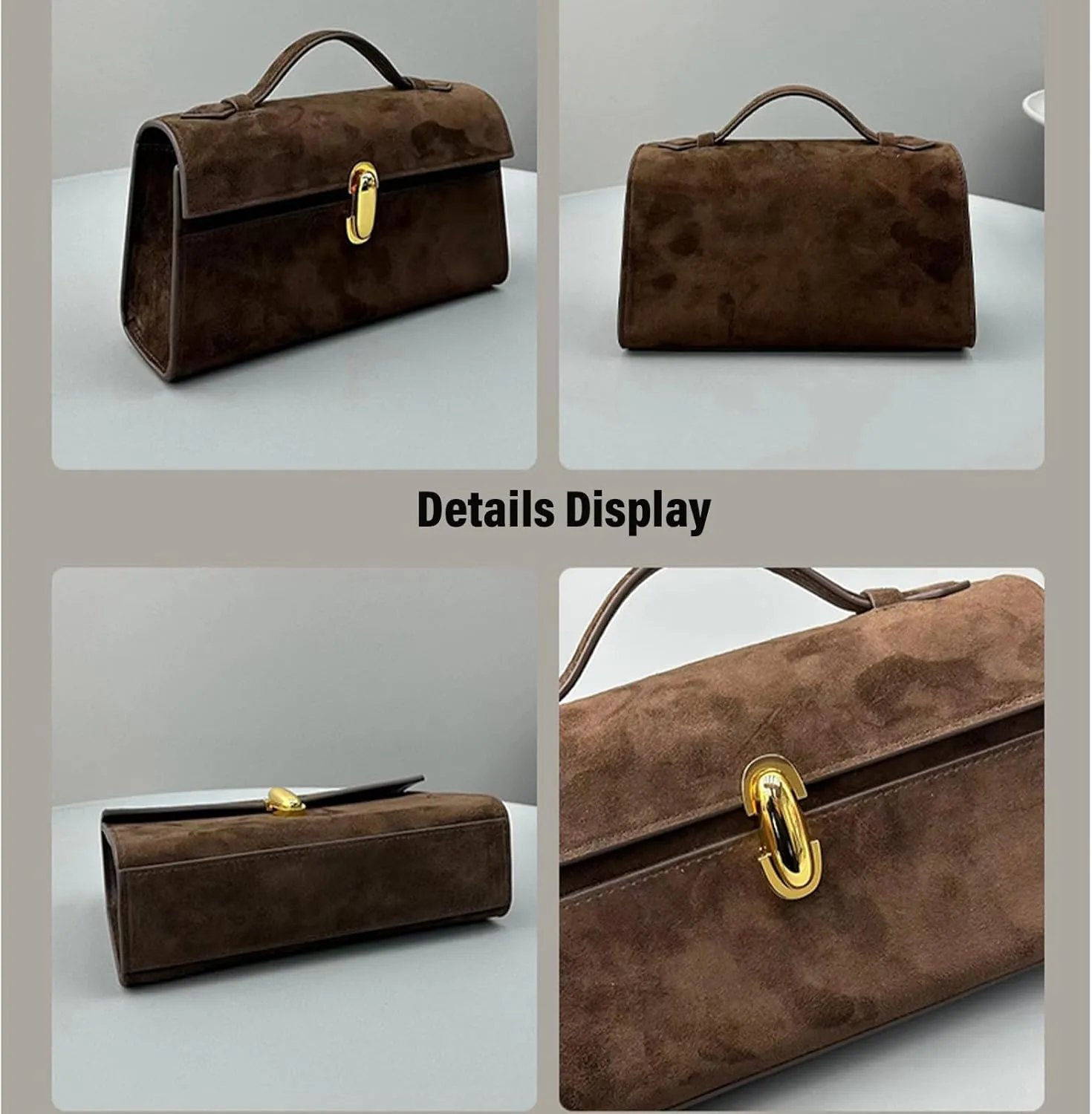 Women' Genuine Leather Hand Bags Satchel Bag Top Handle Flap Handbag Designer Handbags For Women Clutch Purse Satchel