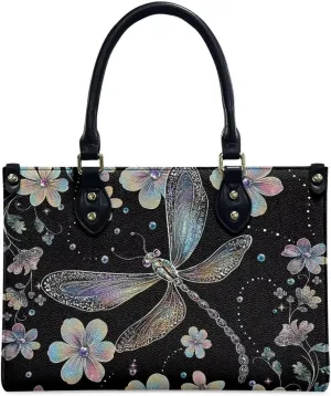 Women Purses and Handbag Top Handle Satchel Purses Waterproof Vegan Leather Shoulder Tote Bags for Travel Work