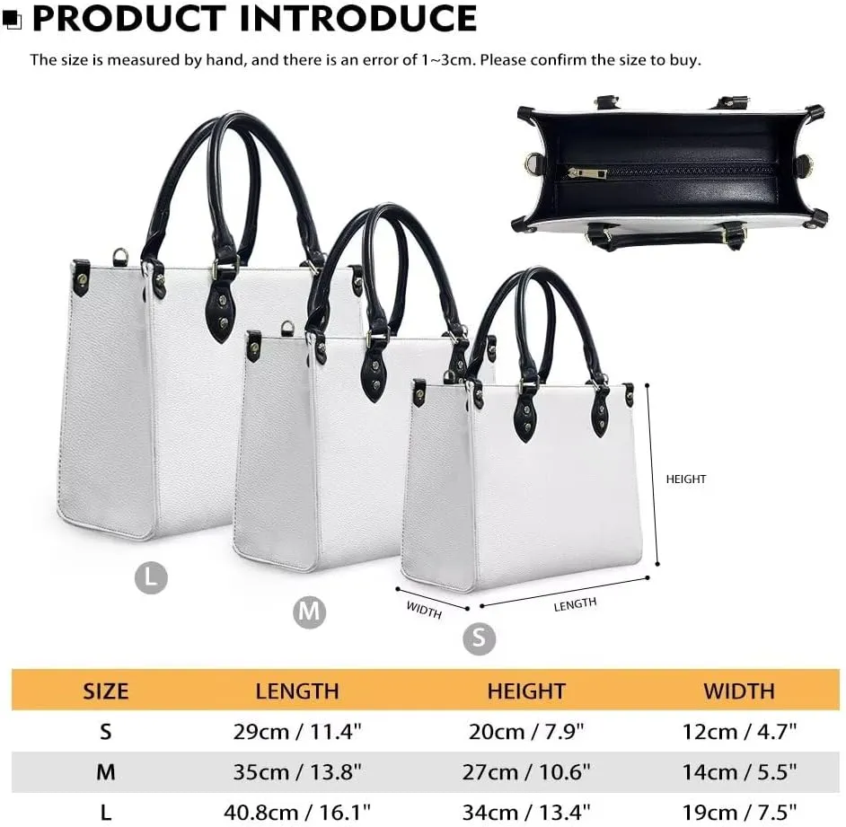 Women Purses and Handbag Top Handle Satchel Purses Waterproof Vegan Leather Shoulder Tote Bags for Travel Work