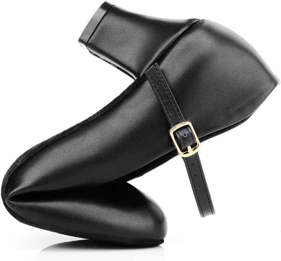 Womens Black Latin Salsa Character Shoes Ballroom Dance Heels Prom Wedding Shoes Dress Pump