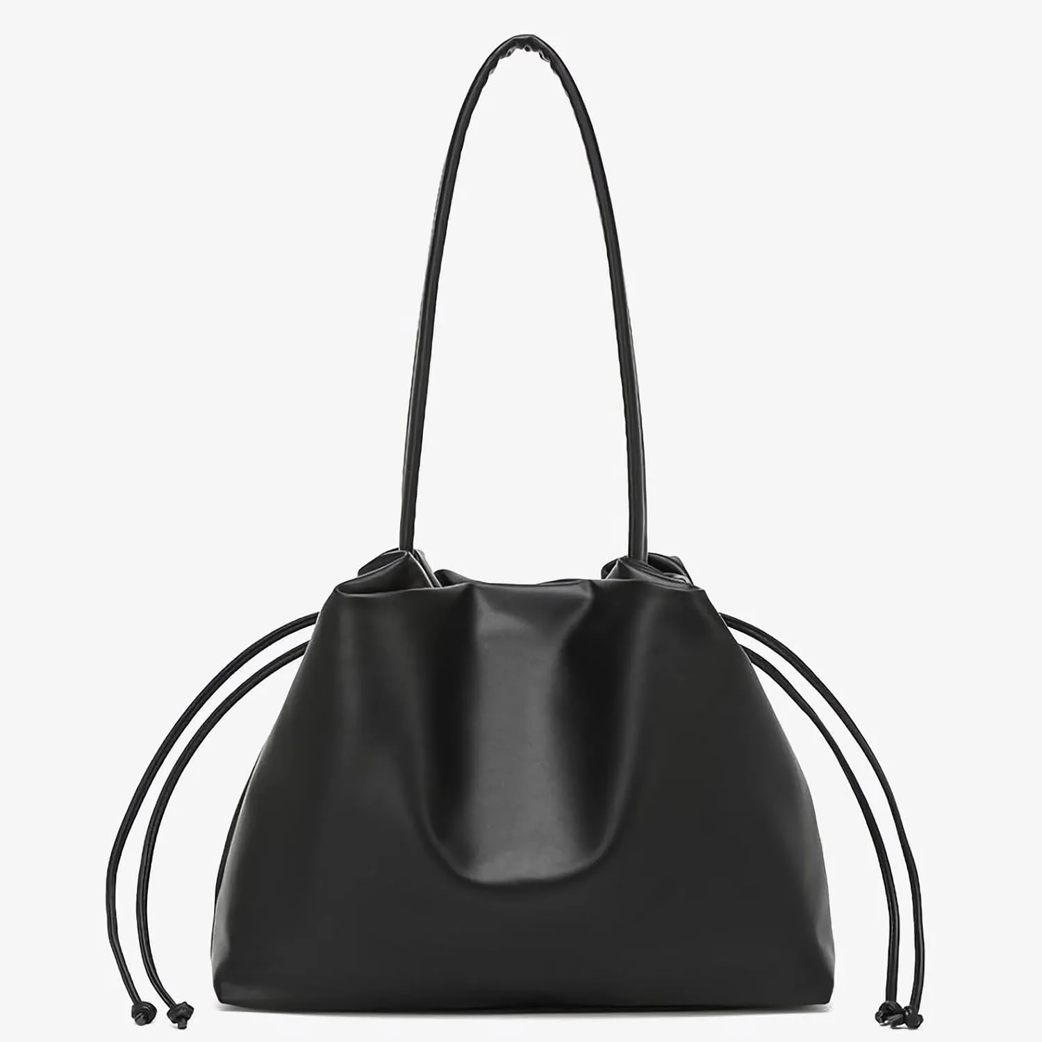 Women's Commuter Handbags Dopamine Shoulder Bags Pleated Crossbody Bag Magnetic Suction Purses