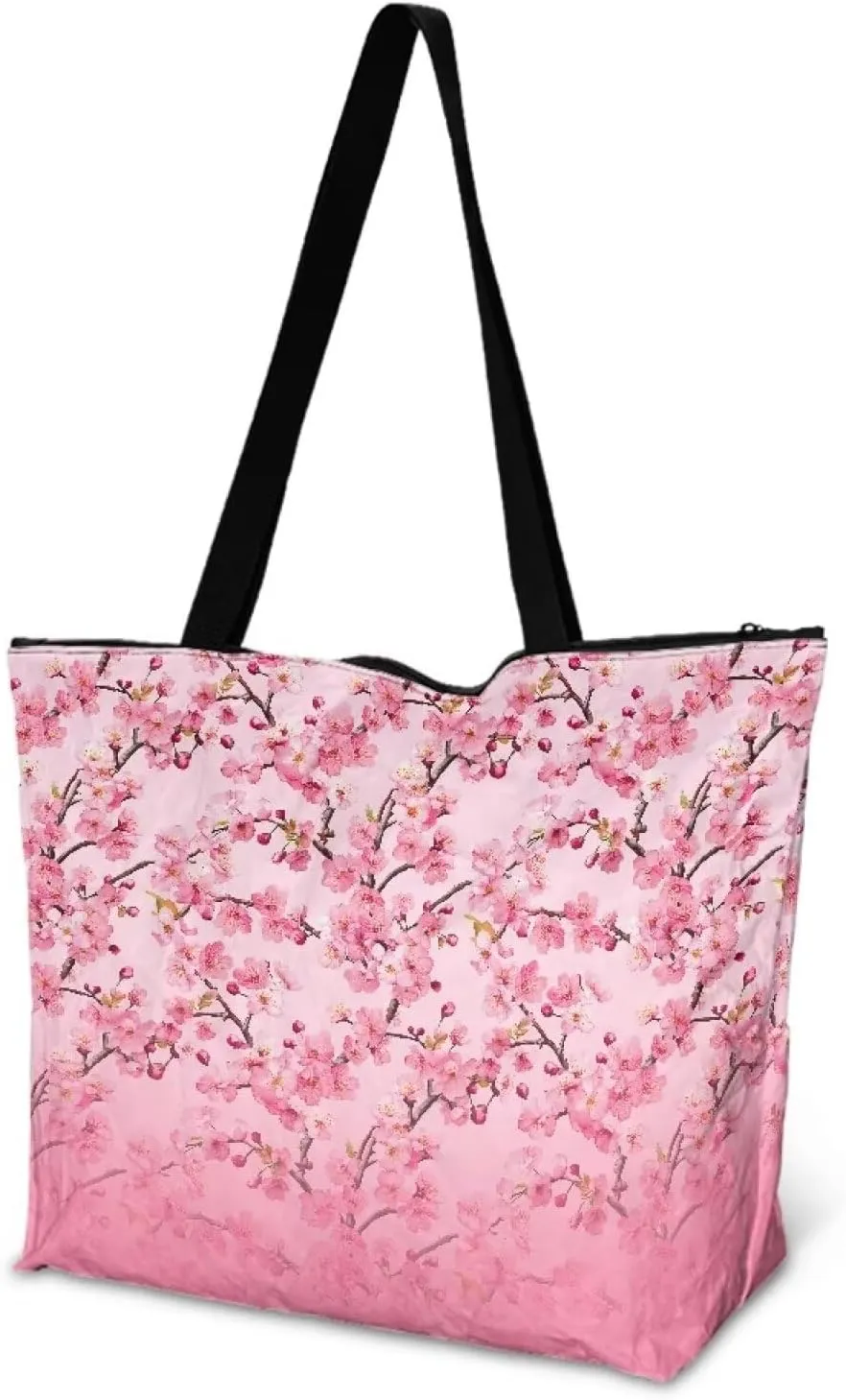 Women’s Dupont Paper Tote Bag Waterproof Shoulder Purse Shopping Grocery Reusable Handbag with Inner Zipper Pocket